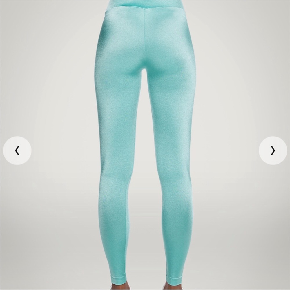 Wolford Pastel Turquoise Leggings